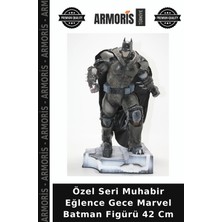Armoris Özel Seri Muhabir Eğlence Gece Marvel Batman Figürü 42 cm