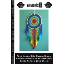 Armoris Rüya Kapanı Düş Kapanı Dream Catcher Roshıta-28 Ev Aksesuarı Duvar Panosu Şans Objesi