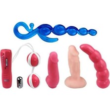 Royal Rain Store Hızlı Express Beauty Kit 6 Parça Titreşimli Vibratör Set Anal Plug