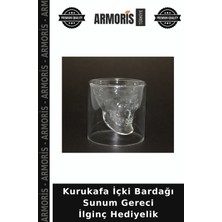 Armoris Kurukafa Içki Bardağı Sunum Gereci Ilginç Hediyelik