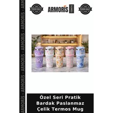 Armoris Özel Seri Pratik Bardak Paslanmaz Çelik Termos Mug