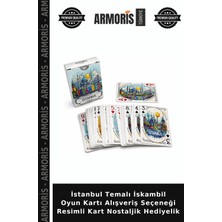 Armoris Istanbul Temalı Iskambil Oyun Kartı Alışveriş Seçeneği Resimli Kart Nostaljik Hediyelik
