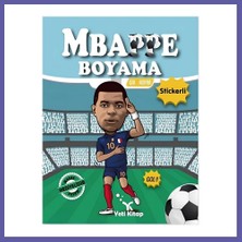 Nida Mbappe Çıkartmalı Maskeli Boyama Kitabı Nıda