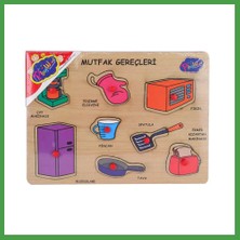 Soi Home ONY-168-169 Ahşap Tutmalı Mutfak Gereçleri - Oyuncak Soı