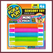 Storeşahin Pop & Play Tubes Duyusal Stres Oyuncağı Nessiworld 5'li SHN0720