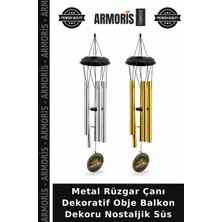 Armoris Metal Rüzgar Çanı Dekoratif Obje Balkon Dekoru Nostaljik Süs