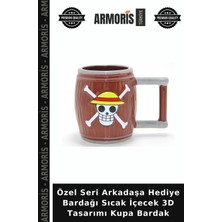 Armoris Özel Seri Arkadaşa Hediye Bardağı Sıcak Içecek 3D Tasarımı Kupa Bardak