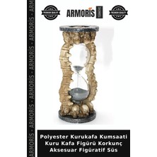 Armoris Polyester Kurukafa Kumsaati Kuru Kafa Figürü Korkunç Aksesuar Figüratif Süs