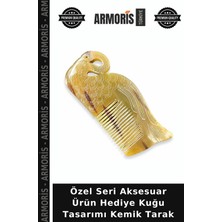 Armoris Özel Seri Aksesuar Ürün Hediye Kuğu Tasarımı Kemik Tarak