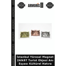 Armoris Istanbul Yöresel Magnet 2ALK97 Turist Objesi Anı Eşyası Kültürel Hatıra