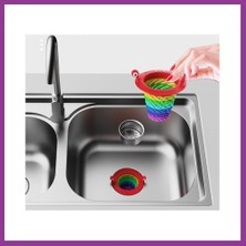 Bezos Renkli 6 Kademeli Lavabo Süzgeci Atg