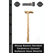 Armoris Ahşap Baston Hareket Yardımcısı Güvenli Kullanım Uzun Ömürlü