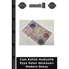 Armoris Cam Küllük Hediyelik Eşya Salon Aksesuarı Modern Detay