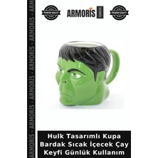 Armoris Hulk Tasarımlı Kupa Bardak Sıcak Içecek Çay Keyfi Günlük Kullanım