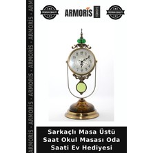 Armoris Sarkaçlı Masa Üstü Saat Okul Masası Oda Saati Ev Hediyesi