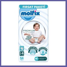 Nida Premium Bebek Bezi Fırsat Paketi 4 Beden 7-14 kg 54 Adet Nıda