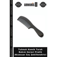 Armoris Tutmalı Kemik Tarak Bakım Gereci Pratik Aksesuar Saç Şekillendirici
