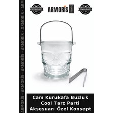 Armoris Cam Kurukafa Buzluk Cool Tarz Parti Aksesuarı Özel Konsept
