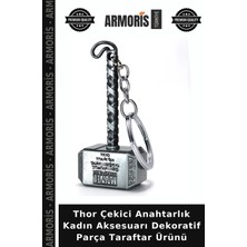 Armoris Thor Çekici Anahtarlık Kadın Aksesuarı Dekoratif Parça Taraftar Ürünü