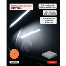 Schön Weiter Araç Oto Rotary Waffle Taban - Süper Finish Çizik Giderici Pasta Cila Süngeri Turuncu 6 Inç - 160 mm