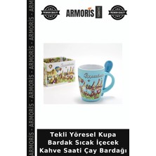 Armoris Tekli Yöresel Kupa Bardak Sıcak Içecek Kahve Saati Çay Bardağı