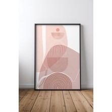 Keyf Home Boho Desert 2 Siyah Çerçeveli Mdf Tablo Poster Salon Duvar Dekoru Hediye