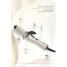 Universal 32 mm Seramik Kaplamalı Profesyonel Saç Maşası – Büyük ve Doğal Dalgalar -VME-3003