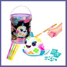 Nida 45523 Airbrush Peluş Neon Boyama Seti - Nıda