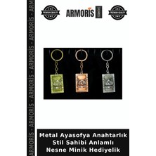 Armoris Metal Ayasofya Anahtarlık Stil Sahibi Anlamlı Nesne Minik Hediyelik