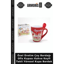 Armoris Özel Üretim Çay Bardağı Ofis Kupası Kahve Keyfi Tekli Yöresel Kupa Bardak