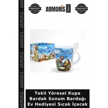 Armoris Tekli Yöresel Kupa Bardak Sunum Bardağı Ev Hediyesi Sıcak Içecek
