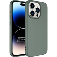 Universal Kılıf Apple iPhone 15 Pro Max Için Groovy Soft Koyu Yeşil [iphone 15 Pro Max ile Uyumlu Kılıf - Koyu Yeşil]