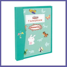Nida 03 569 Ahşap Manyetik Tangram -Nessiworld Oyuncak Nıda