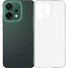 Universal Oppo Reno 14 Pro Ile Uyumlu Sararmaz Kamera Korumalı Esnek Darbe Emici Silikon Şeffaf Telefon Kılıfı Arka Kapak - Şeffaf