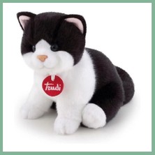 Bşk Virgo Peluş Siyah Beyaz Kedi 20 cm BSK2026