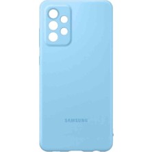 Universal Silikon Akıllı Telefon Kılıfı EF-PA725 Galaxy A72 Için Cep Telefonu Kılıfı, Silikon, Koruyucu Kılıf, Darbeye Dayanıklı, Ince ve Kullanışlı, Mavi