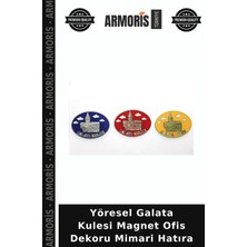 Armoris Yöresel Galata Kulesi Magnet Ofis Dekoru Mimari Hatıra