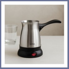 Bezos Elektrikli Cezve Türk Kahvesi 500 ml 6 Fincan Çelik Dlra