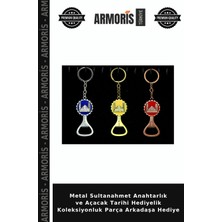 Armoris Metal Sultanahmet Anahtarlık ve Açacak Tarihi Hediyelik Koleksiyonluk Parça Arkadaşa Hediye