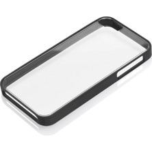 Universal iPhone Se/5s/5 ile Uyumlu Icebox Edge Siyah Kılıf