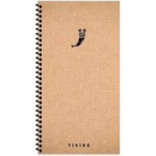 TeknoKapsül Keskin Color La Plume Viking Defter Borazan Çizgisiz Spiralli Sert Kapak 80 Yaprak 10X19 cm