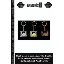Armoris Özel Üretim Aksesuar Hediyelik Ürün Hatıra Nesneleri Metal Sultanahmet Anahtarlık