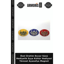 Armoris Özel Üretim Duvar Süsü Hediyelik Eşya Kültür Hediyesi Yöresel Ayasofya Magnet