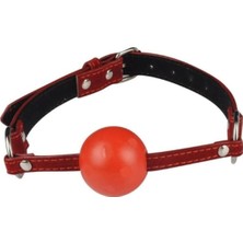 OEM Truvashop, Kırmızı Deri Ayarlanabilir Seksi Ağız Topu Fantezi Ağız Topu Kırmızı