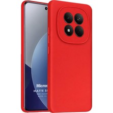 Universal Matte Silicone Xiaomi Redmi Note 15 Pro 5g Için Kılıf Kırmızı [redmi Note 15 Pro 5g ile Uyumlu Kılıf - Kırmızı]