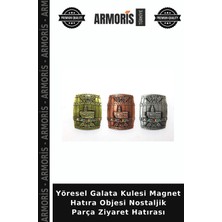 Armoris Yöresel Galata Kulesi Magnet Hatıra Objesi Nostaljik Parça Ziyaret Hatırası