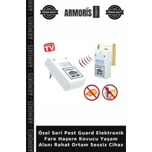 Armoris Özel Seri Pest Guard Elektronik Fare Haşere Kovucu Yaşam Alanı Rahat Ortam Sessiz Cihaz