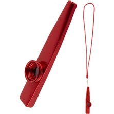 Royal Rain Store MK-02R Metal Kazoo Ip Askılı Alüminyum Alaşım Kırmızı