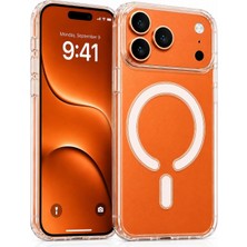 Universal iPhone 17 Pro Max Için Magsafe ile Uyumlu Kılıf Şeffaf Darbelere Dayanıklı Sararma Karşıtı Yüksek Lens Çevresi Güçlü Manyetik Tutuş Apple iPhone 17 Pro Max Için Magsafe ile Uyumlu Kılıf