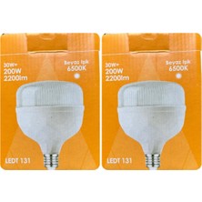 Tr 30W (200W) 6500K Beyaz Işık E27 Duylu LED Ampul, 2 Adet